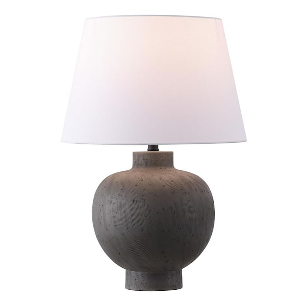 Benita 21.75 in. Gray Table Lamp