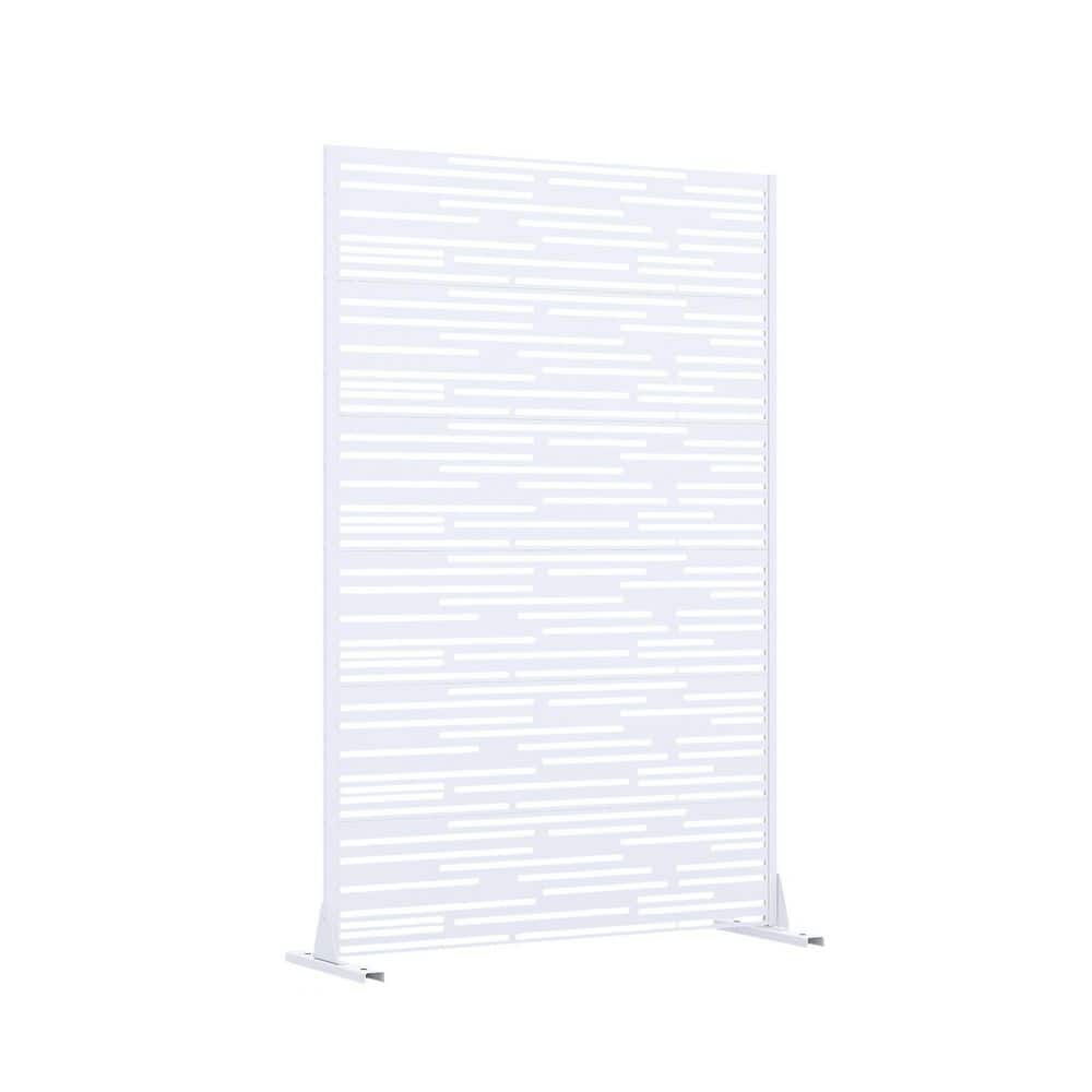 72 in. x 47 in. White Galvanized Steel Garden Fence price history on PriceWatchPro