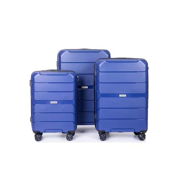 3 Piece Luggage Sets, Travelhouse Hard Shell Suitcase Set with TSA Lock,  Multi-Size Hardside Luggage with Spinner Wheels for Travel Trips Business