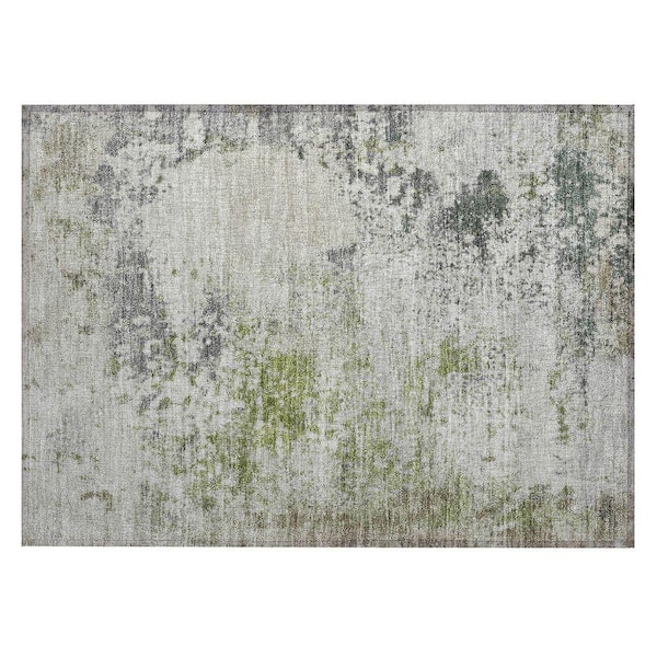 Chantille Machine Washable Indoor/Outdoor Abstract ACN2070 Linen 1 ft. 8 in. x 2 ft. 6 in. Accent Rug