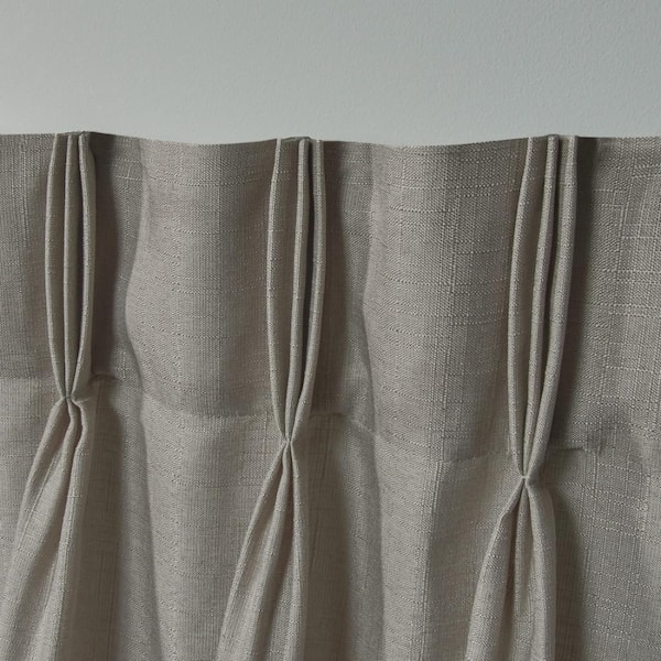 Lilijan Home & Curtain Triple Pinch Pleated Extra Long and Extra