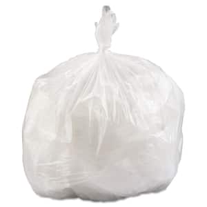 33 Gal. High-Density Clear 14 Microns 33 in. x 39 in. Commercial Trash Bags (250-Carton)