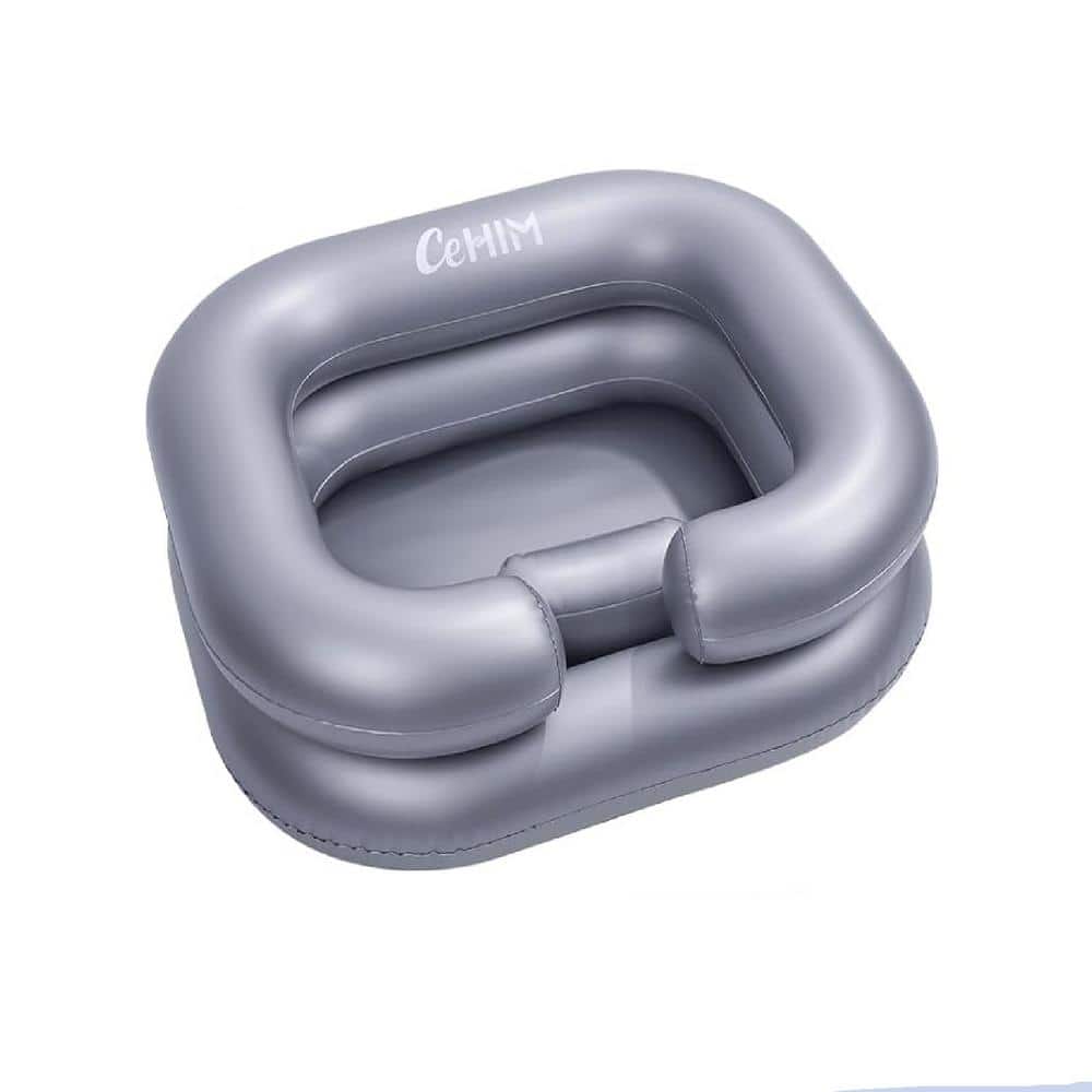 Inflatable Shampoo Basin - Portable Shampoo Bowl, Hair Washing Basin for Be