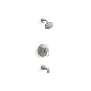 Bellera 2-Handle Tub and Shower Faucet Trim Kit in Vibrant Brushed Nickel (Valve Not Included)