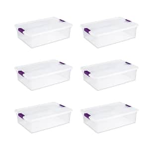 Sterilite 19618606 Box Clip Small Clear: Storage Totes 1 to 16 Quarts - 1  To 30 Cubic Feet (073149961860-2)