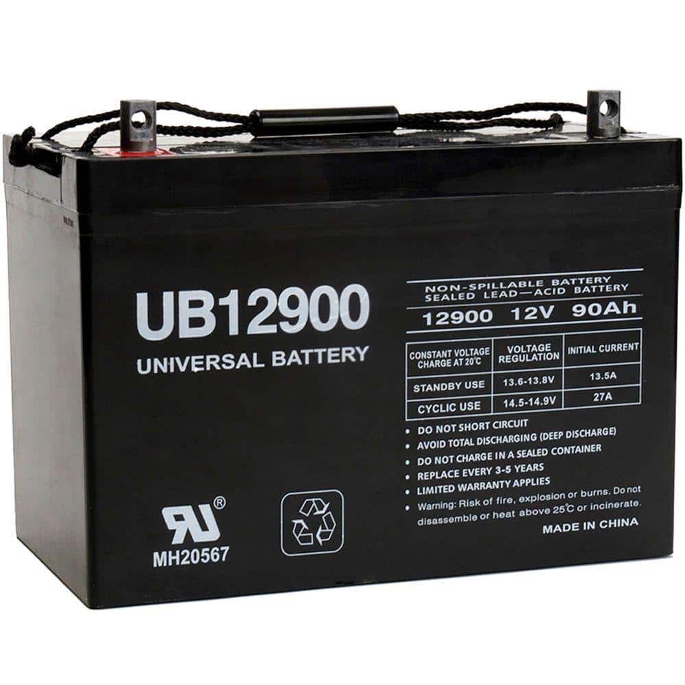 UPG 12-Volt 90 Ah Z1 Terminal Sealed Lead Acid (SLA) AGM Rechargeable  Battery UB12900 (Group 27) - The Home Depot