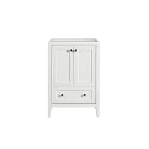 Cannes 22.7 in. W x 37.8 in. D x 10.45 in. H Bath Vanity Cabinet without Top in White