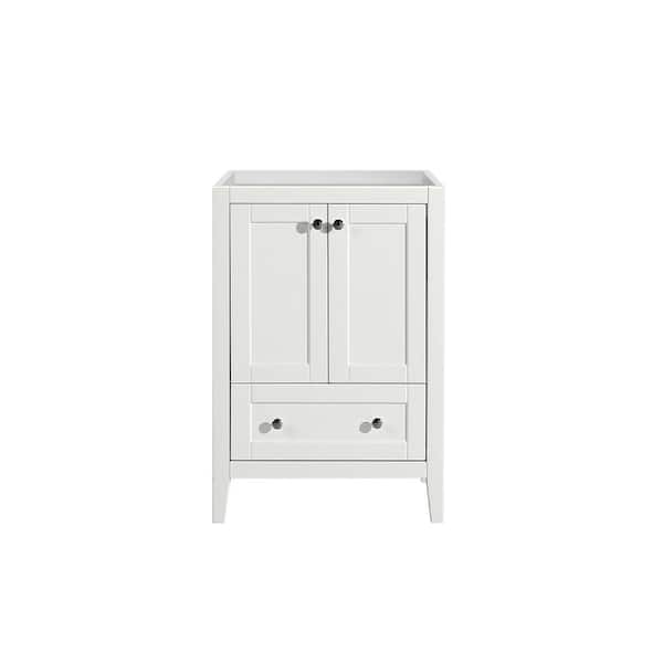 Swiss Madison Cannes 22.7 in. W x 37.8 in. D x 10.45 in. H Bath Vanity Cabinet without Top in White