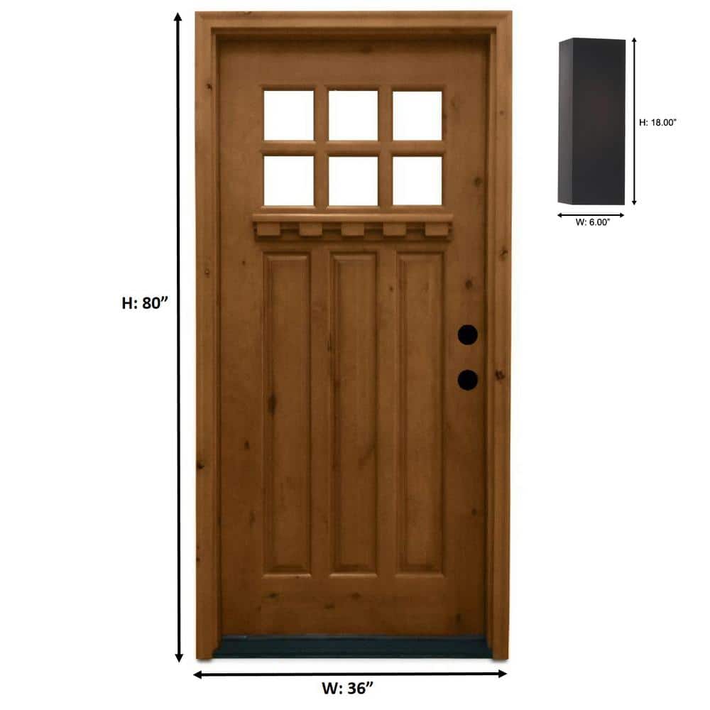 Progress Lighting 18" Black Porcelain Outdoor Wall Sconce