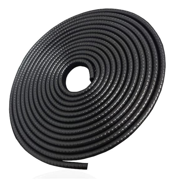 32Ft Door Edge Guard Black Rubber Car Door Protector U Shape Metal Sheet No Adhesive Easy Cut Flexible Edging 1 Roll