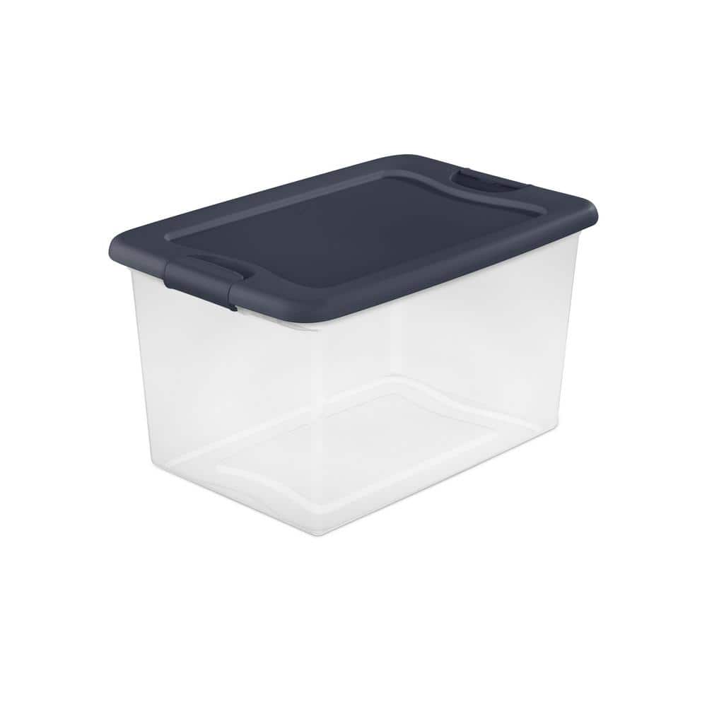 Sterilite 6PCS 64 Qt Plastic Organizer Storage Box Set With Latching