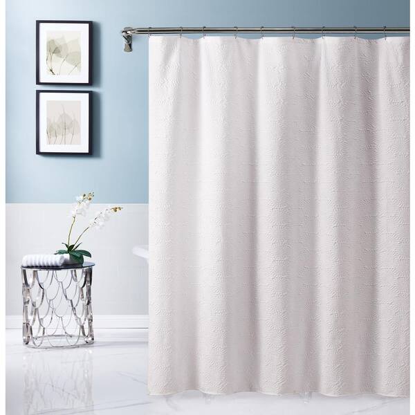 White Shower Curtain Sunscwh, Shower Curtains For 10ft Ceilings