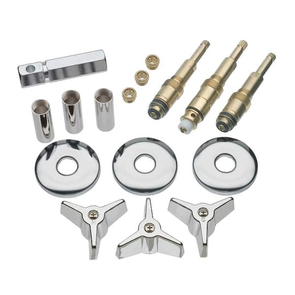 DANCO Tub/Shower 3-Handle Remodeling Kit for American Standard Colony in Chrome