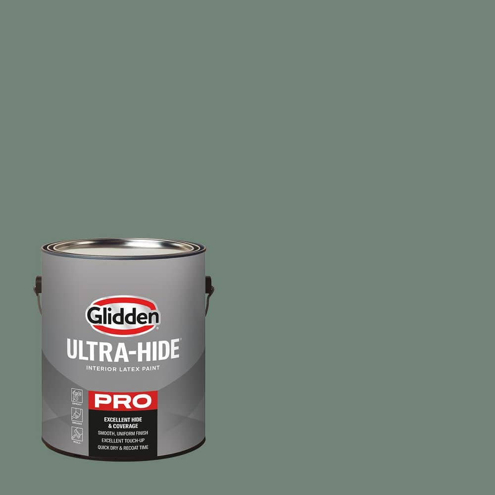 Glidden Ultra-Hide 1 gal. PPG1135-6 Calabash Clash Ultra Flat Interior ...