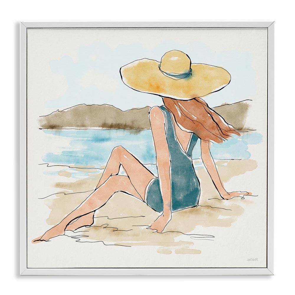 Summer Day Beauty by Anne Tavoletti White Framed People Giclee Art Print 12 in. x 12 in. price history on PriceWatchPro