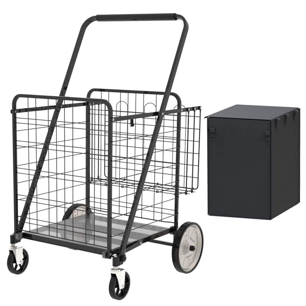 Miscool Avex 360 lb. Capacity Hand Truck Foldable Shopping Cart
