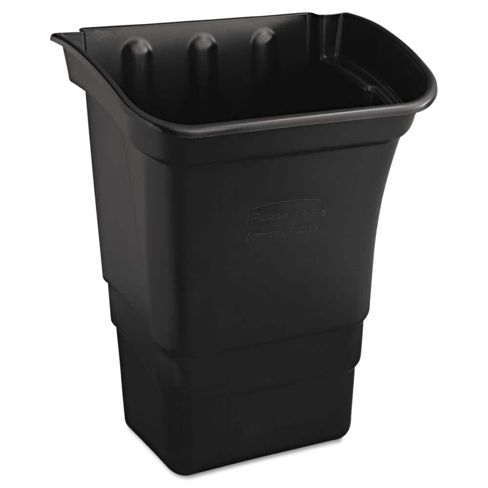 UPC 086876162844 product image for 8 Gal. Black Rectangular Optional Utility Cart Trash Can | upcitemdb.com