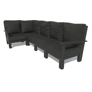 Bespoke Deep Seating 5-Piece Plastic Outdoor Sectional Set with Cushions