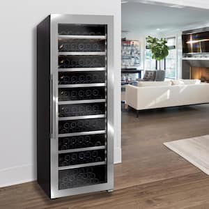 Vino Tech Single Zone Cellar Cooling Unit in Stainless Steel with Smart Wi-Fi Wine Cellar