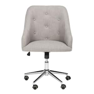 Evelynn Gray/Chrome Swivel Office Chair