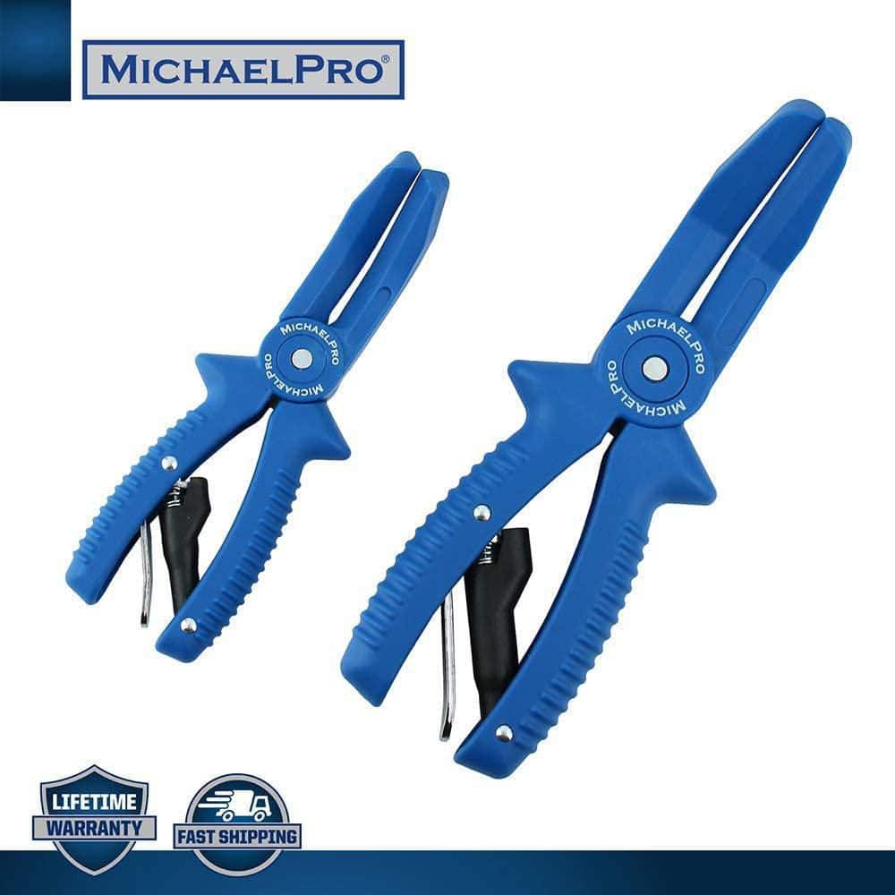 MICHAELPRO 2Piece Locking Hose Clamp Pliers Set MP003060 The Home Depot