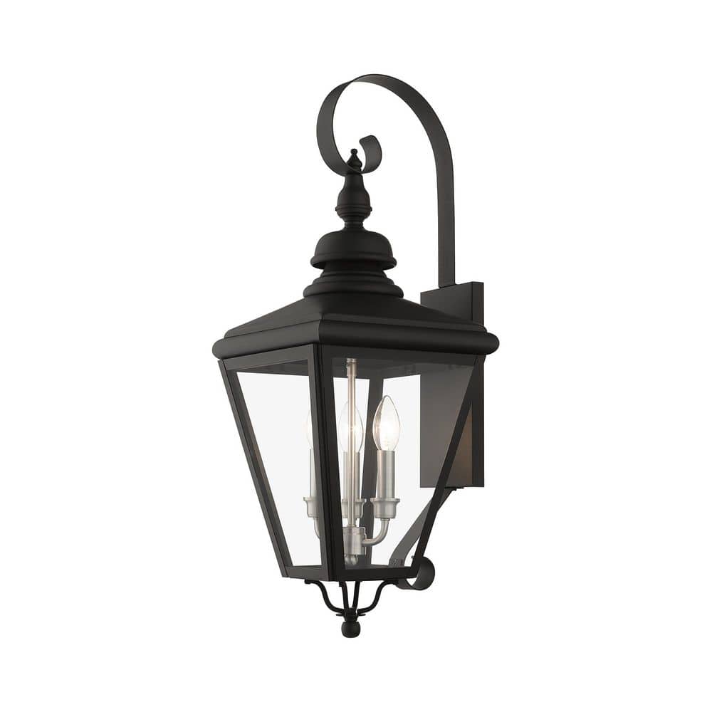 Yorktown Black Outdoor Sconce - 10.625 in. Hardwired, with No Bulbs Included price history on PriceWatchPro