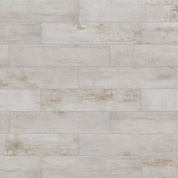 Tribeca Wood Matte 6 in. x 24 in. x 0.315 in. H Porcelain Floor and Wall Tile Sample (0.93 sq. ft. /Piece)