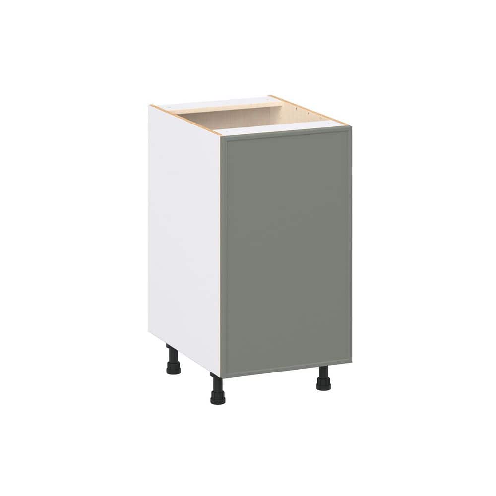 Fairview 18 in. W x 24 in. D x 34.5 in. H Assembled Slim Shaker Base Kitchen Cabinet in Moss Green with 3-Inner Drawers price history on PriceWatchPro