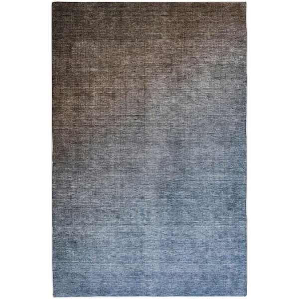 Dream Shag Premium Machine Washable Abstract ADS569 Chocolate 8 ft. x 10 ft. Area Rug