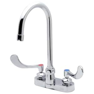 AquaSpec 4 in. Centerset Bathroom Faucet with 1.5 GPM Female Laminar Flow Outlet in Chrome