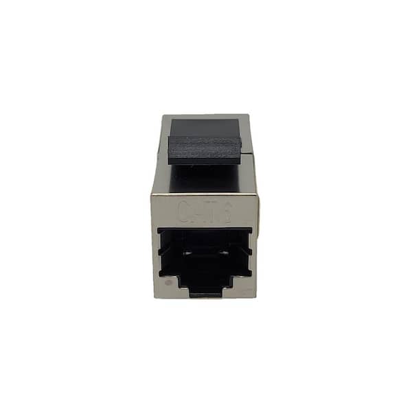 Micro Connectors, Inc CAT 6 Shielded RJ45 Inline Keystone Coupler (5-Pack)