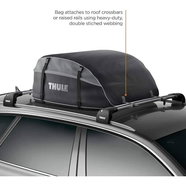 Thule Interstate Cargo Bag, Soft Roof Box, Grey and Black 869001 Thule Interstate Cargo Bag, Soft Roof Box, Grey and Black 869001