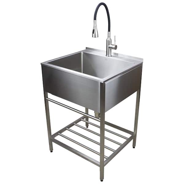 Transolid All-in-One 23.6 in. x 19.7 in. x 34.6 in. Stainless
