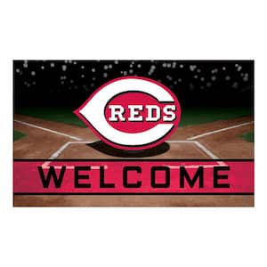 MLB - Cincinnati Reds 18 in. x 30 in. Rubber Door Mat