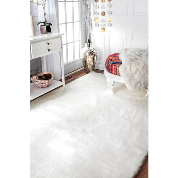 Sheepskin Throw Rug – Faux Fur 2x5-foot High Pile Runner – Soft And Plush  Mat For Bedroom, Kitchen, Bathroom, Nursery & Office By Lavish Home (white)  : Target