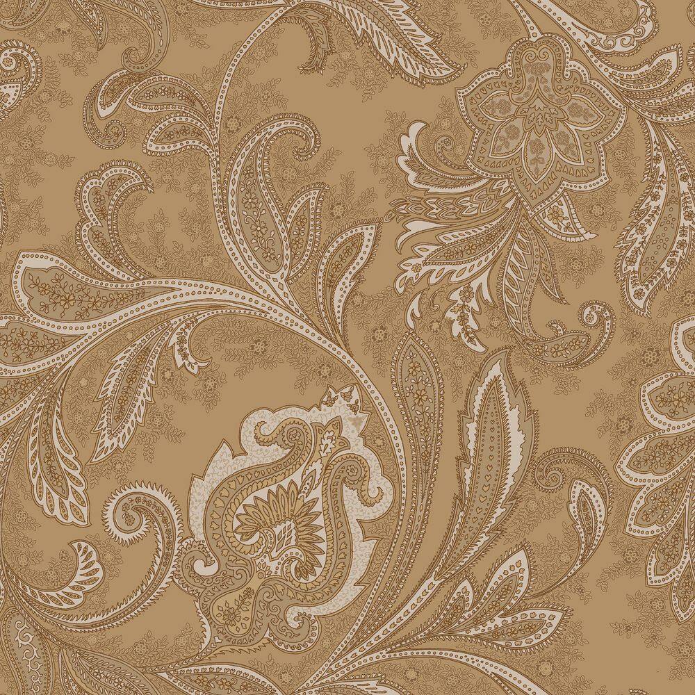 Elegance Collection Bronze Paisley Design Pearlescent Finish Non-Pasted Non