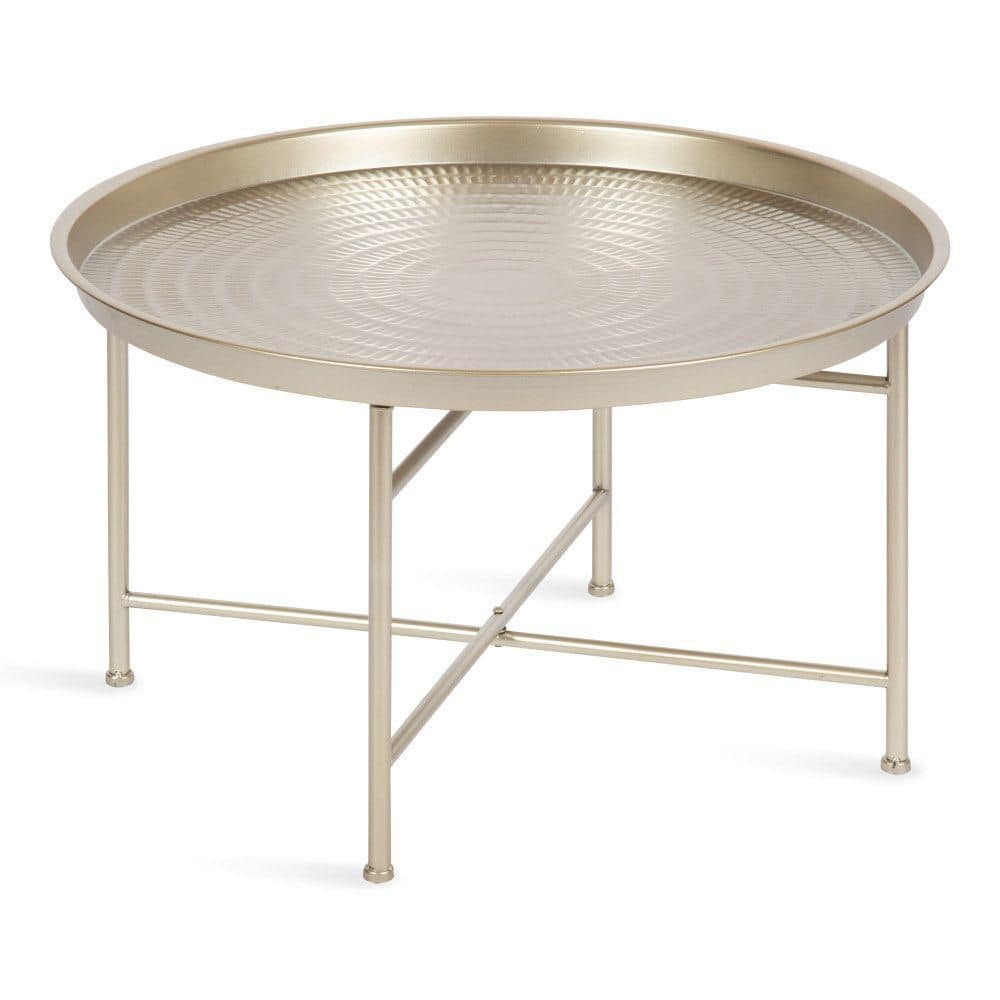 Mahdavi Silver 15.50 in. Round Metal Coffee Table price history on PriceWatchPro