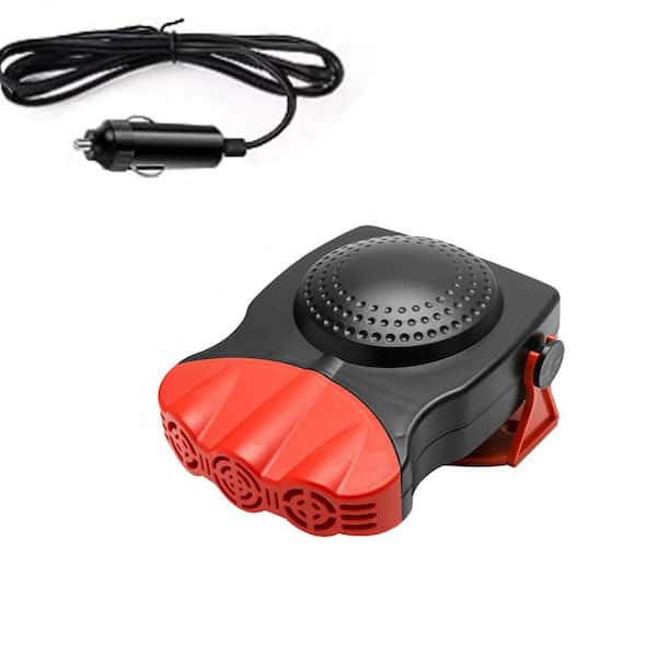 2025 Upgraded Car Heater 12V 150W 2in1 Heat/Cool Fan 360° Rotary Defogger Defroster 1 Pack