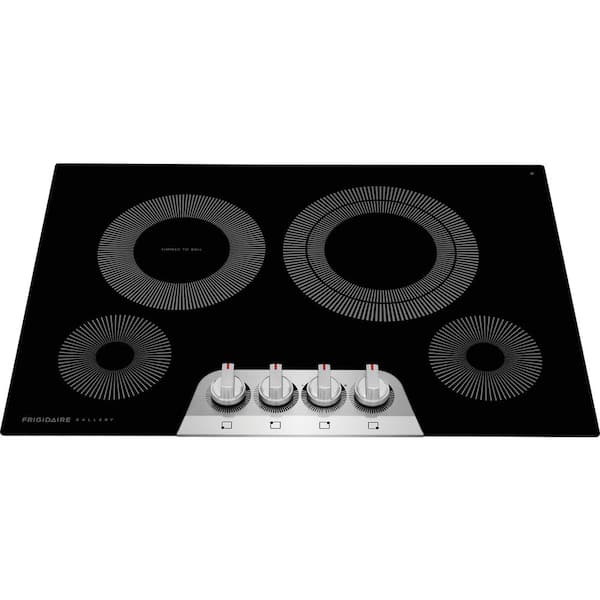 Frigidaire Gallery 30 in. Radiant Electric Cooktop in Stainless Steel including Dual Element with 4 Elements