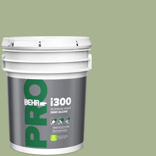 BEHR PRO 5 gal. #PPU11-06 Willow Grove Semi-Gloss Interior Paint