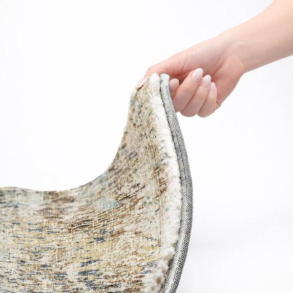 Dream Shag Premium Machine Washable Abstract ADS66 Moody 10 ft. x 14 ft. Area Rug