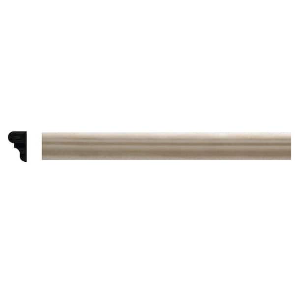 41-8 1/4 in. x 13/32 in. x 96 in. White Hardwood Colonial Trim Moulding