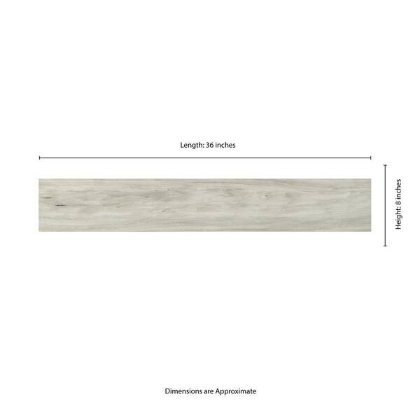 MSI 8 in. x 48 in. Catalina Ice Polished Porcelain Floor and Wall Tile (10.33 sq. ft. / Case)