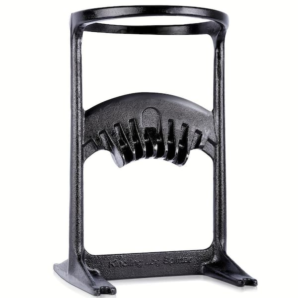 Heavy-Duty 18 lb Cast Iron Firewood Splitter with 10.2" Axe-Style Blade - Stable, Durable, One-Piece Design