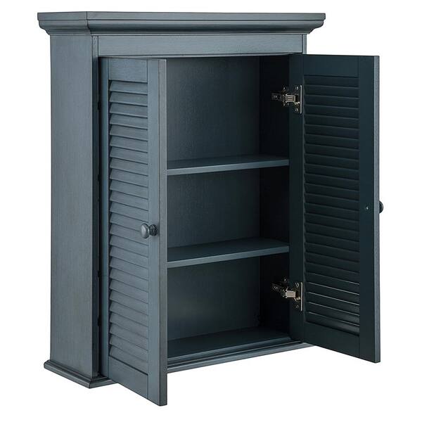 Cottage 23-5/8 in. x 29 in. Surface Mount Medicine Cabinet in Harbor Blue Cottage 23-5/8 in. x 29 in. Surface Mount Medicine Cabinet in Harbor Blue