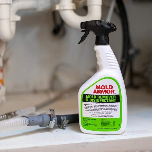 Mold Armor 32 oz. Rapid Clean Remediation, Trigger Spray Bottle FG590 - The  Home Depot