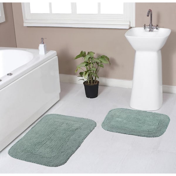 Extra Large Bath Mat Sets 2 Pcs Non Slip Loop Pedestal Mat Toilet Bathroom  Rugs