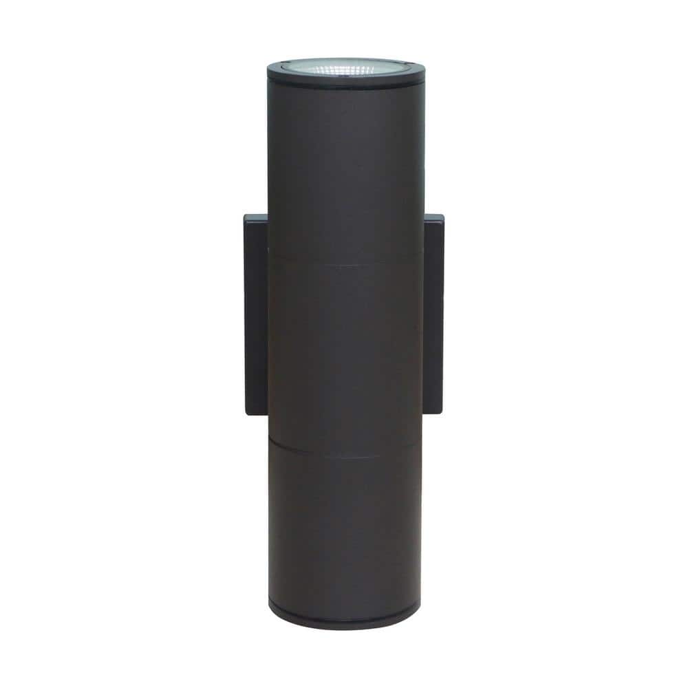 Bronze Large Outdoor LED Up-and-Down Direct Wired Sconce