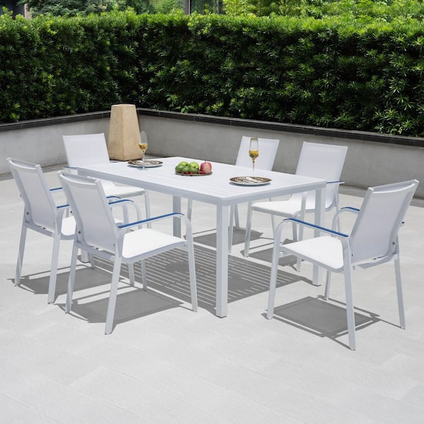7-piece Aluminum Dining Set