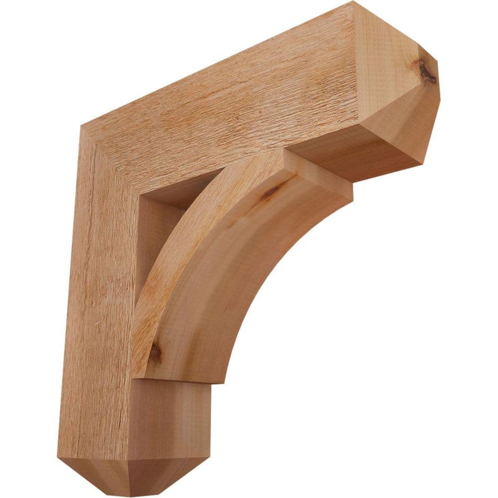 6 in. x 22 in. x 22 in. Western Red Cedar Thorton Craftsman Rough Sawn Bracket price history on PriceWatchPro